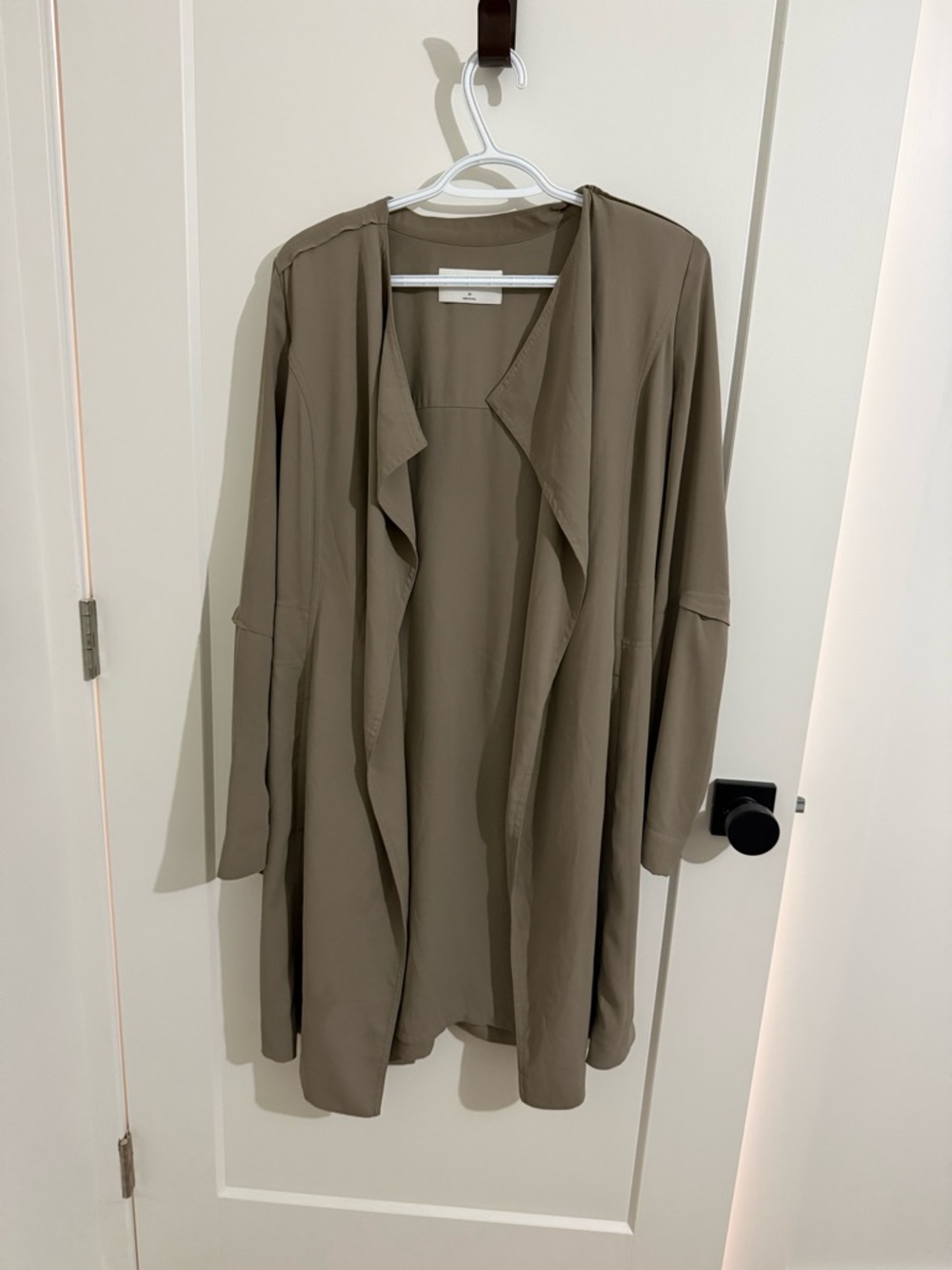 Babaton Neutral Taupe Blouse Top